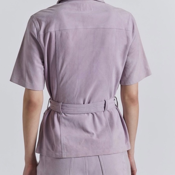 Current/Elliott The Suede Charleville Shirt size 2 - Picture 2 of 10